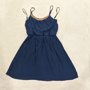 iZ Byer Navy Dress XS